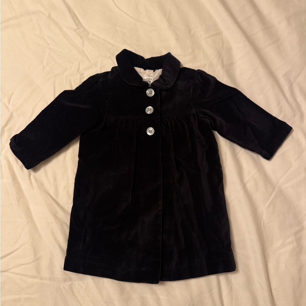 2000s Carter’s girls’ 18 month velvet coat